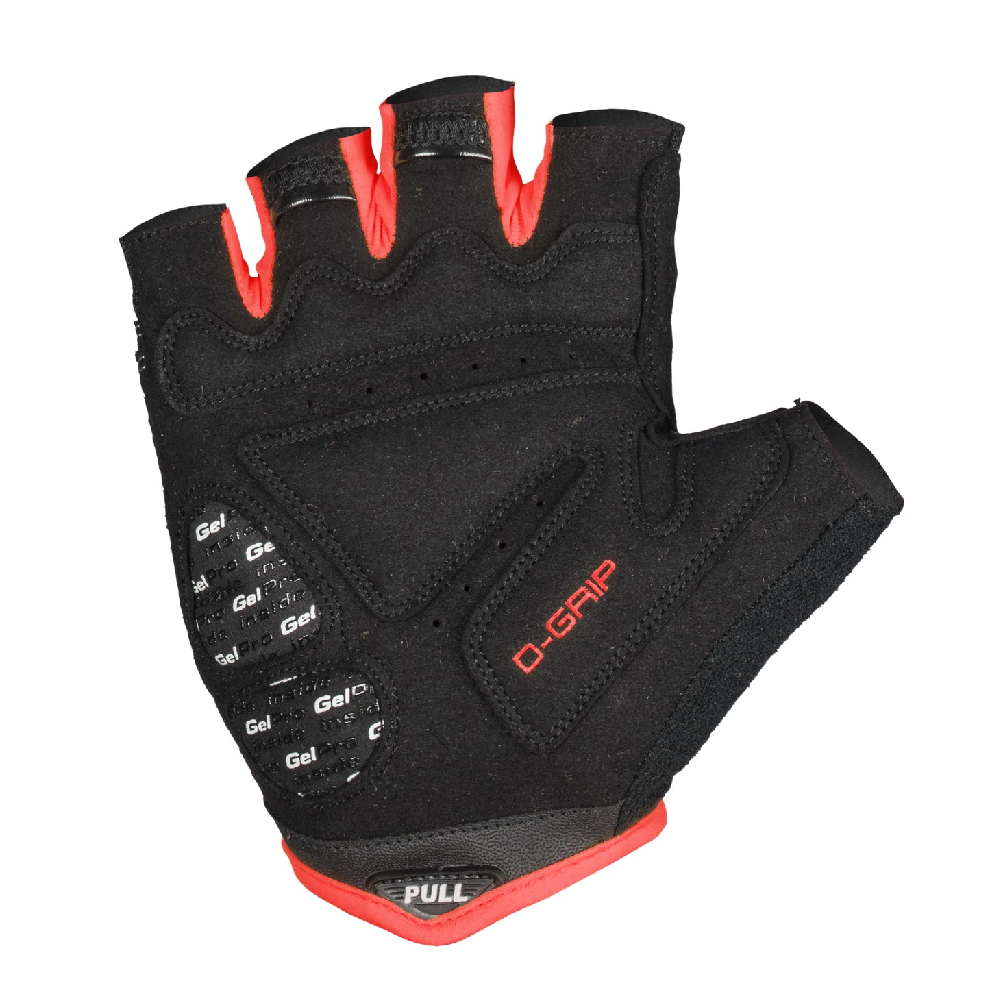 Gants vélo court Gist D-Grip Gel été rouge