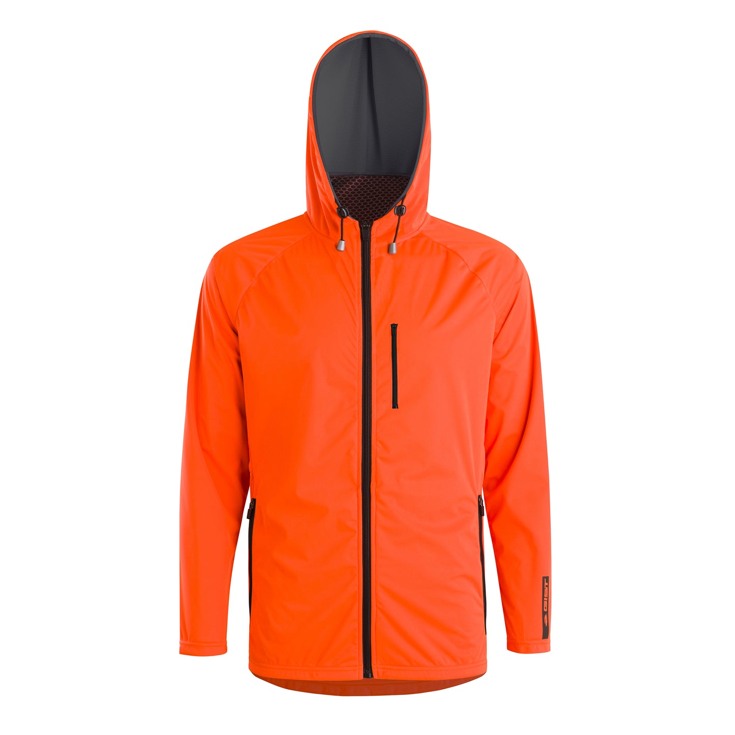 Gist Adult Orange Giubbino Rain Cycling Jacket