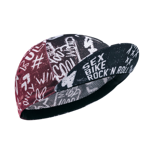 Casquette vélo déco sex, bike, rock n roll Gist