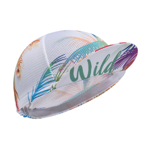 Casquette vélo déco wild blanc Gist