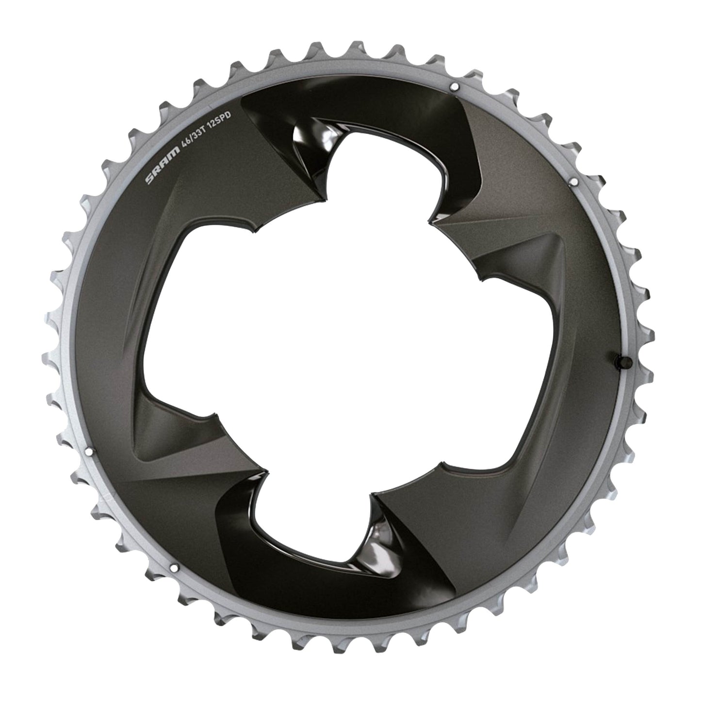 Plateau route 4 bras D107 pour SRAM Force AXS 48D ext 12V