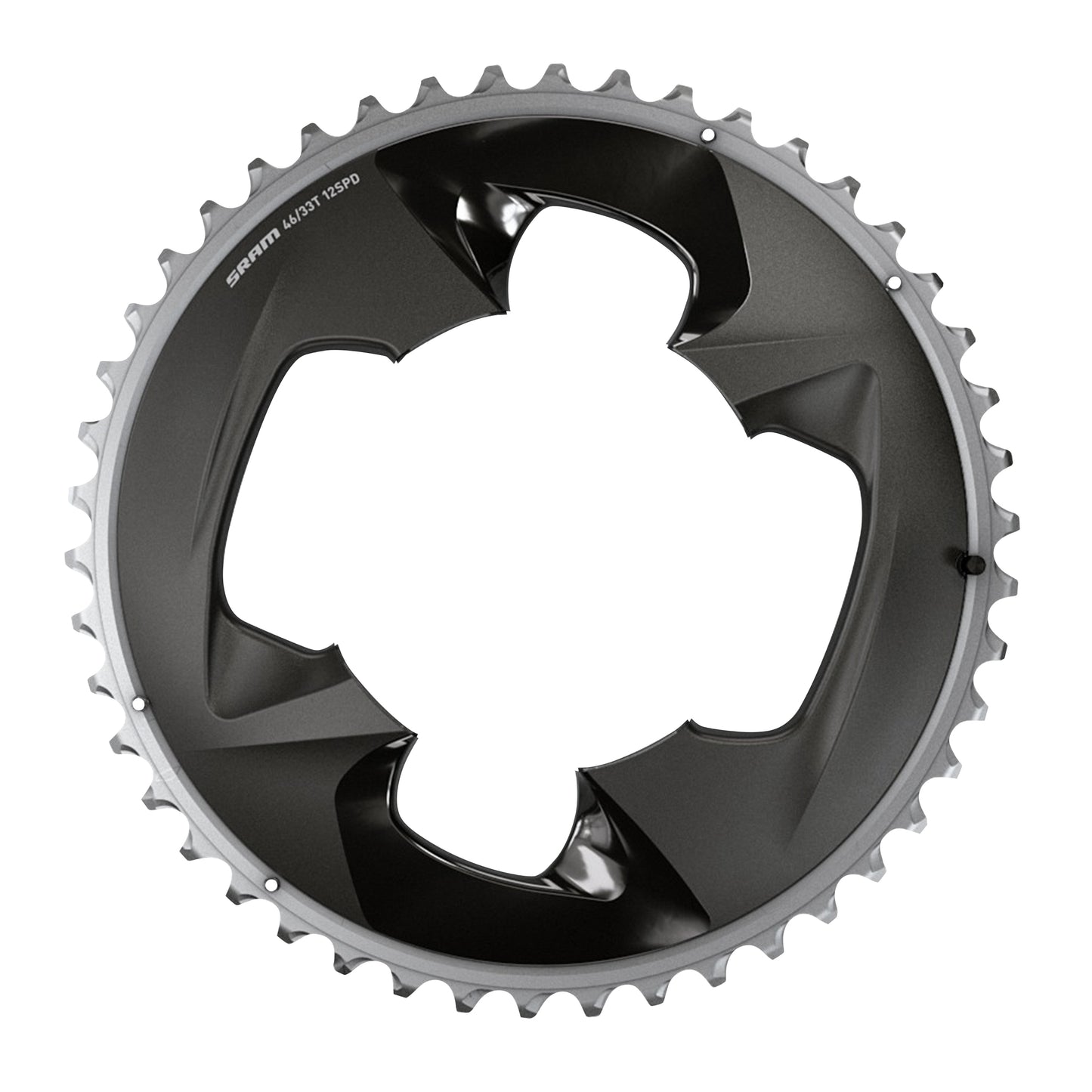 Plateau route 4 bras D107 pour SRAM Force AXS 46D ext 12V