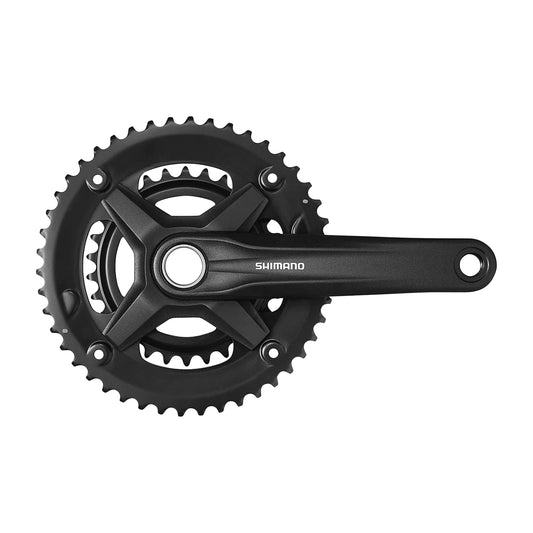 Shimano MT210 black MTB crankset 175 46x30 Boost integrated axle