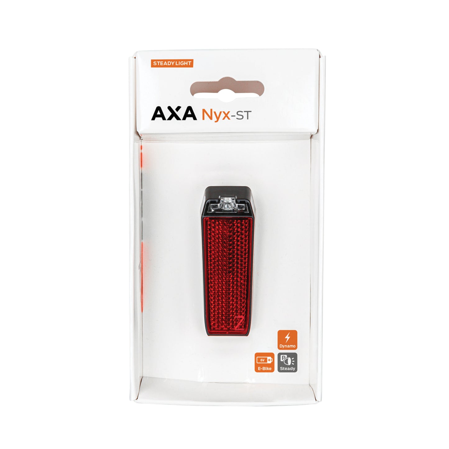E-bike rear mudguard light AXA Nyx Steady 6V