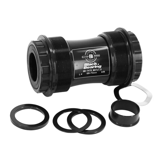 Cuvette intégrée boîtier fileté route-VTT Blackbearing roulement supèrieur b5 diam 47mm (boîte de 68-73mm) anglais - bsc - 1,37x24 axe 24mm et 24-22mm (Adaptateur gxp)