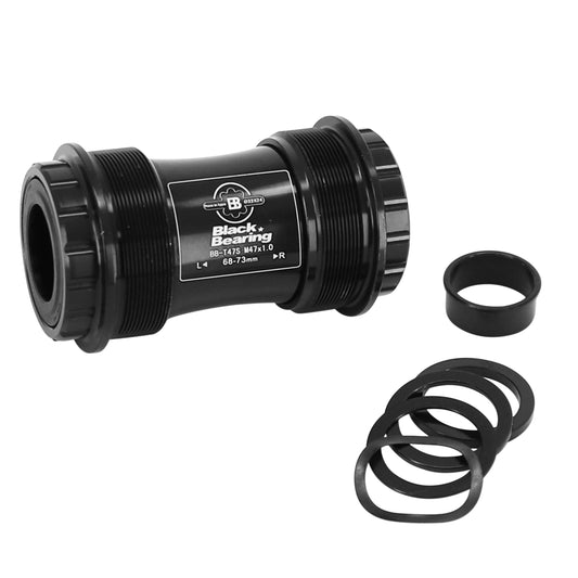 Cuvette intégrée boîtier fileté route-VTT Blackbearing roulement supèrieur b5 diam 47mm (boîte de 86-92mm) anglais - bsc - 1,37x24 axe 24mm et 24-22mm (Adaptateur gxp)