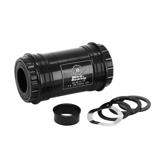 Cuvette intégrée boîtier VTT-route à emboîter Blackbearing roulement supèrieur b5 boîte de 68-73 diam 46 axe 24mm et 24-22mm (Adaptateur gxp)