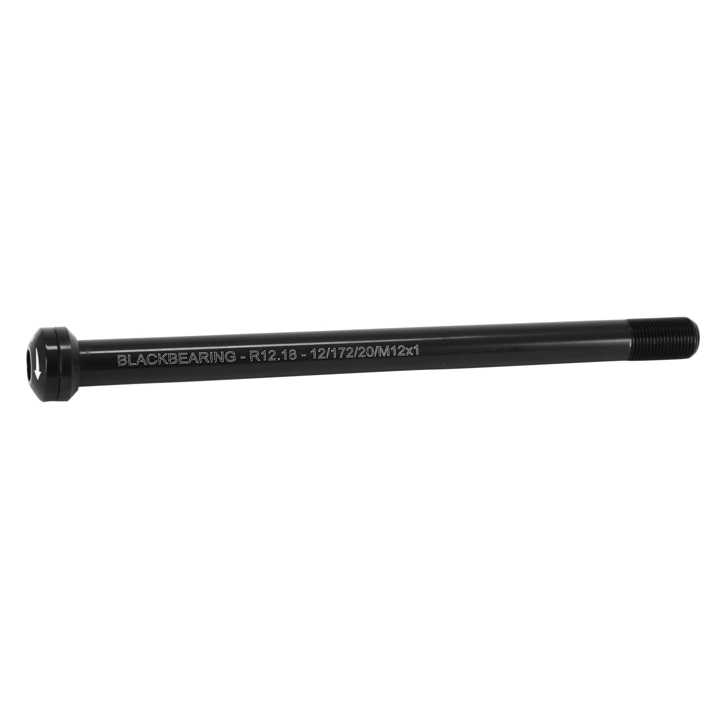 Axe traversant arrière Blackbearing M12x1.0 172mm