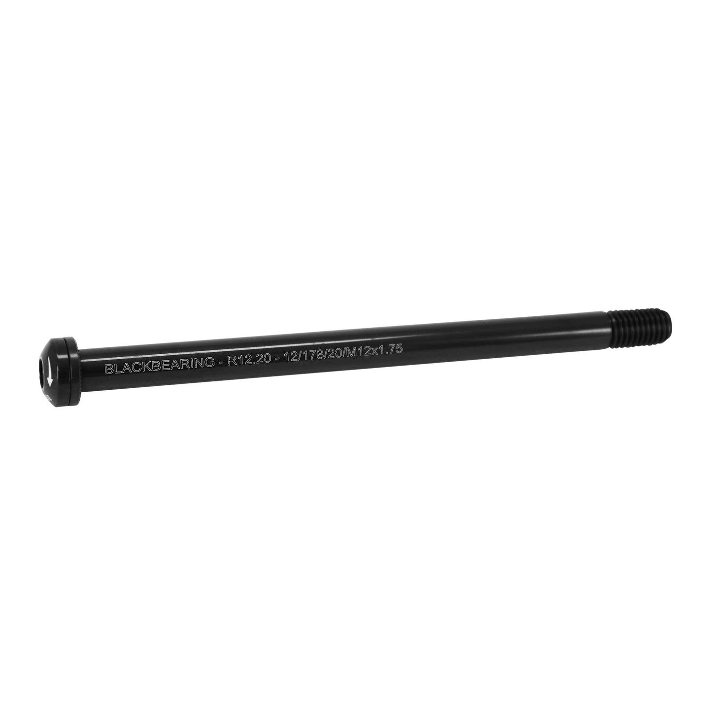 Axe traversant arrière Blackbearing M12x1.75 178mm
