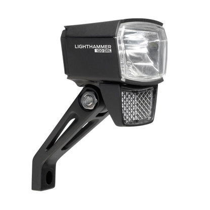Eclairage vélo vae - e-bike avant sur fourche Trelock ls890 6-12v 100 lux noir