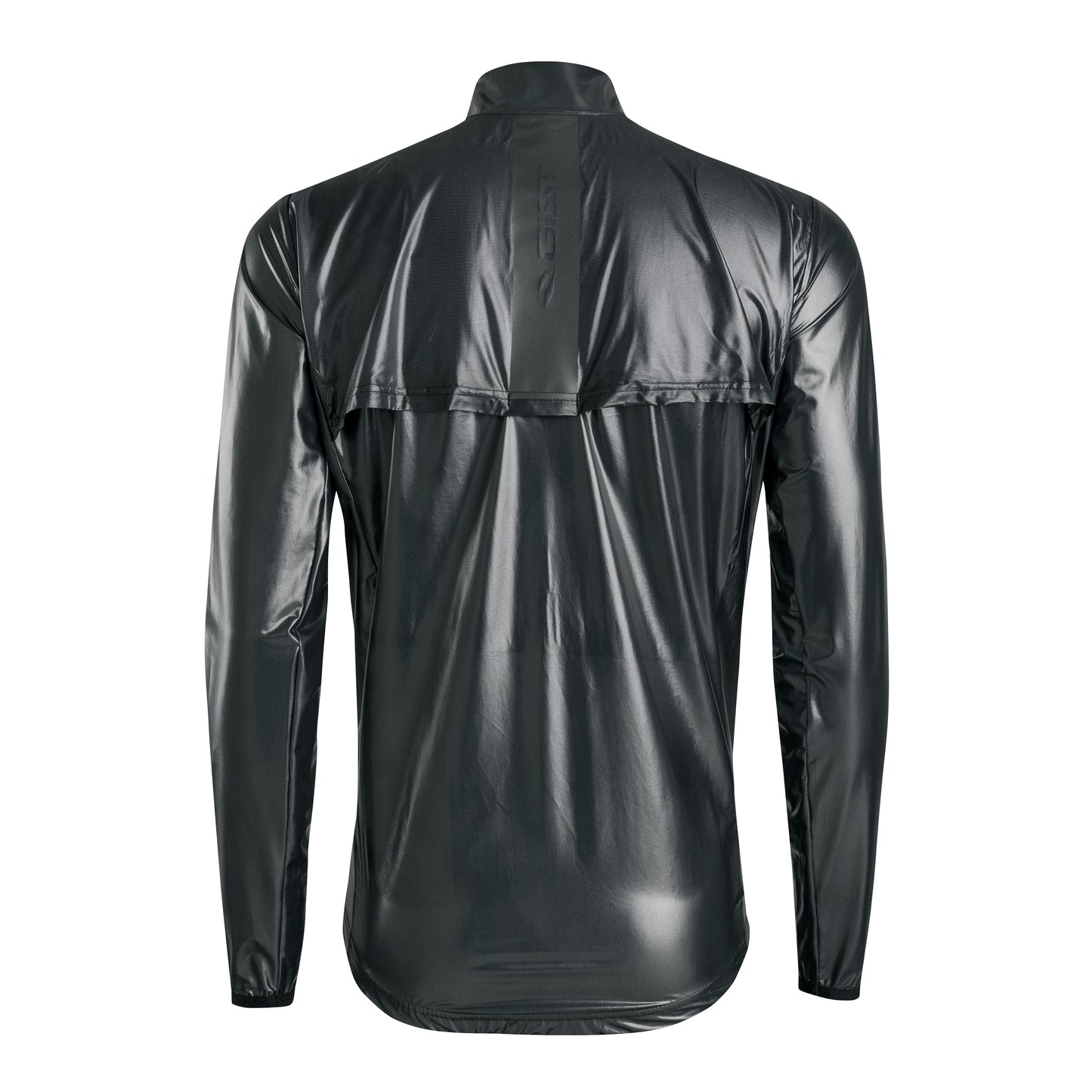 Veste vélo coupe-vent adulte Gist Storm noir fumé