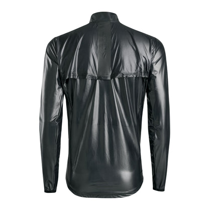 Veste vélo coupe-vent adulte Gist Storm noir fumé