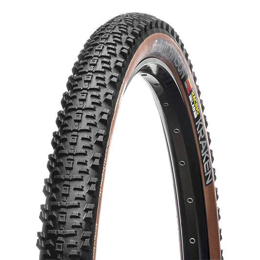 MTB Tire 29 X 2.40 Hutchinson Kraken RaceR XC Tan Black-Beige Tubeless Ready TS (57-622)