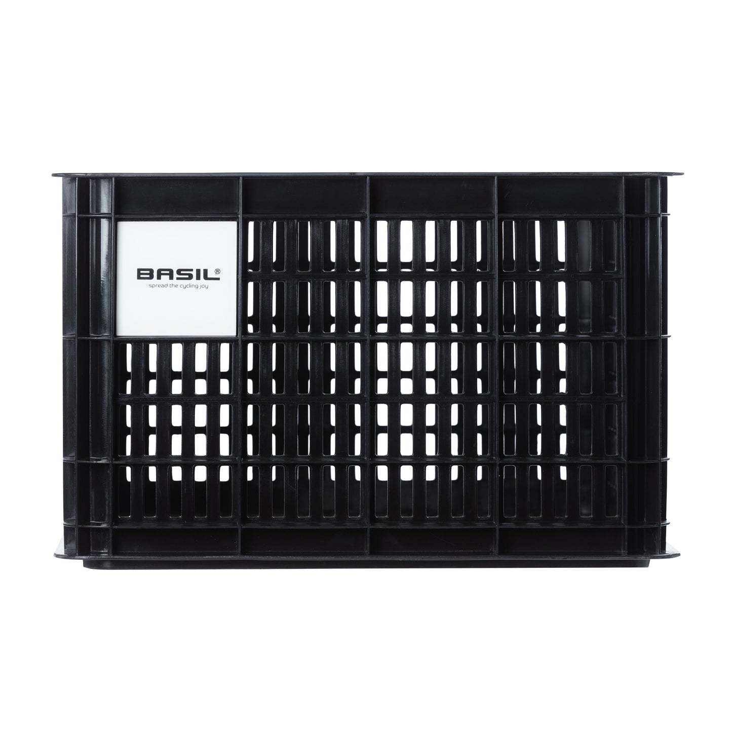Caisse plastique recyclé Basil noir 29L