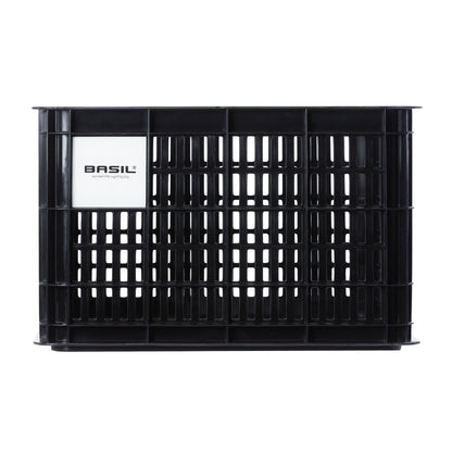 Caisse plastique recyclé Basil noir 29L