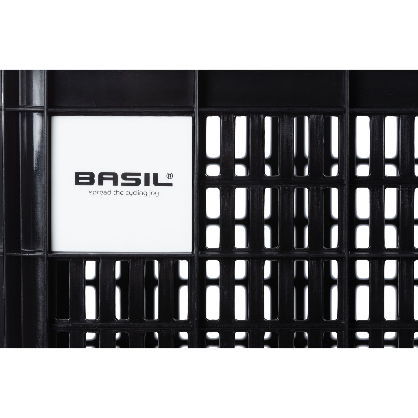 Caisse plastique recyclé Basil noir 29L