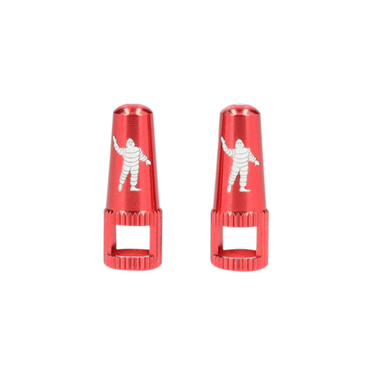 Bouchon valve tubeless Presta Michelin rouge