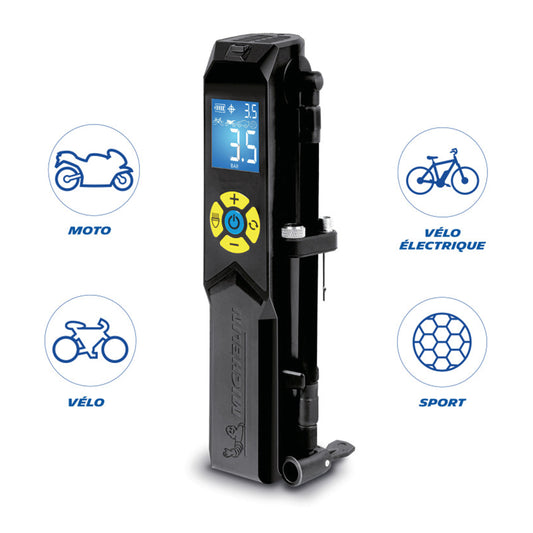 Compresseur-gonfleur Michelin 12V vélo-moto
