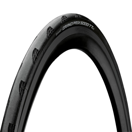 Pneu Route 700 X 28 Continental Grand Prix 5000 TT Tubeless Ready Noir TS (28-622) - Technologie sans crochet pour Giant - Zipp -GP5000- TT contre la montre Pneu allege