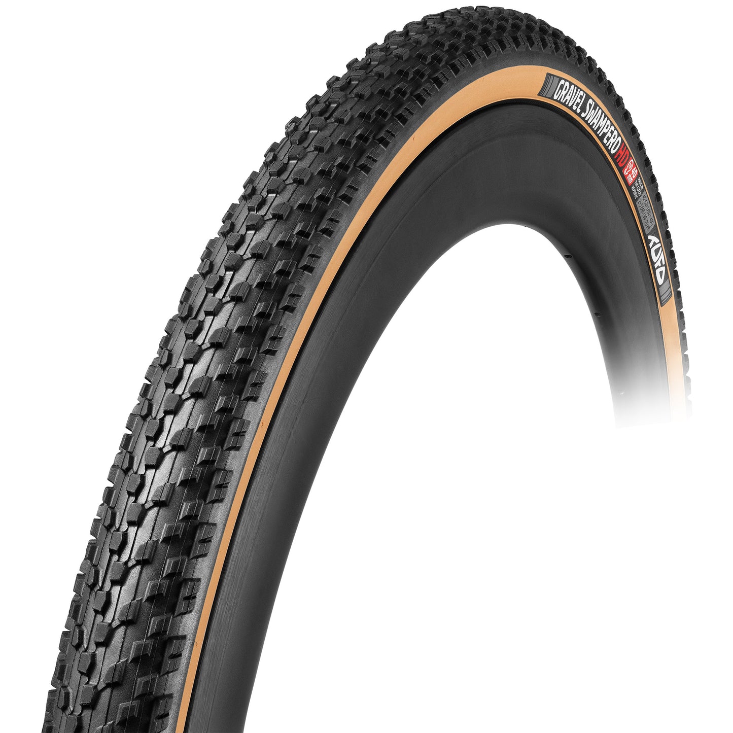 Gravel Tire 700 X 44 Tufo Swampero Black-Tan Tubeless Ready TS (44-622)