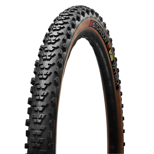 Mountain bike tire 29 X 2.40 Hutchinson WyrmHardskin Racing Lab Tan Black-Beige Tubeless Ready TS (57-622) - Trail and Downcountry E-bike Compatible