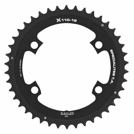 Plateau route TA X110 4 bras D110 pour Ultegra DA 105 42D ext 12V