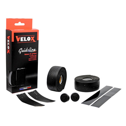 VELOX Soft Grip Perforated Black Handlebar Tape