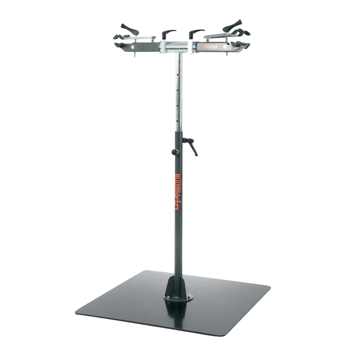 Opus Double workshop stand with Officine Parolin plate