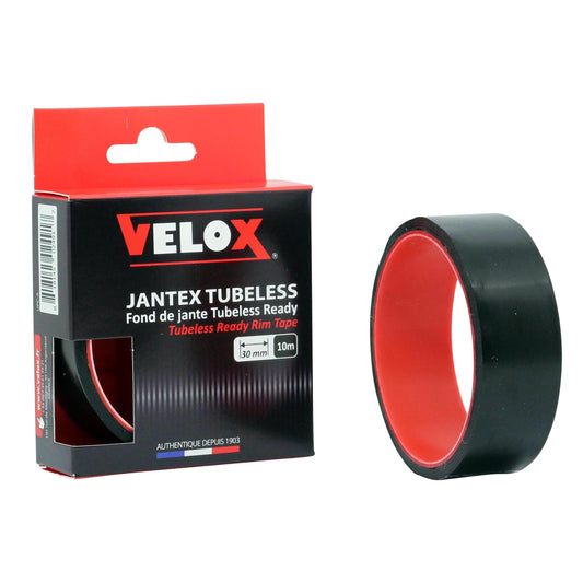 Fond de jante atelier adhésif Velox conversion VTT tubetype en tubeless 30mm roue largeur 27/30c