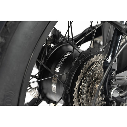 Leader Fox Cody Black Fat Bike 20 Folding Electric Bike Bafang AR 16Ah