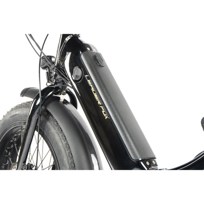 Leader Fox Cody Black Fat Bike 20 Folding Electric Bike Bafang AR 16Ah