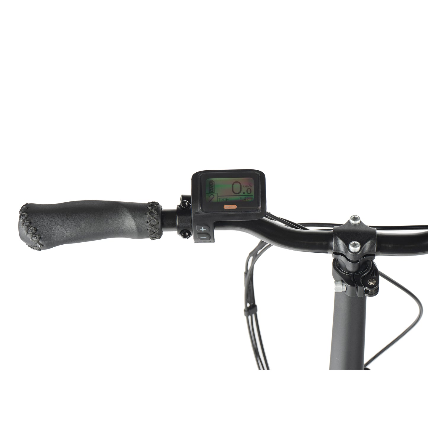 Leader Fox Cody Black Fat Bike 20 Folding Electric Bike Bafang AR 16Ah