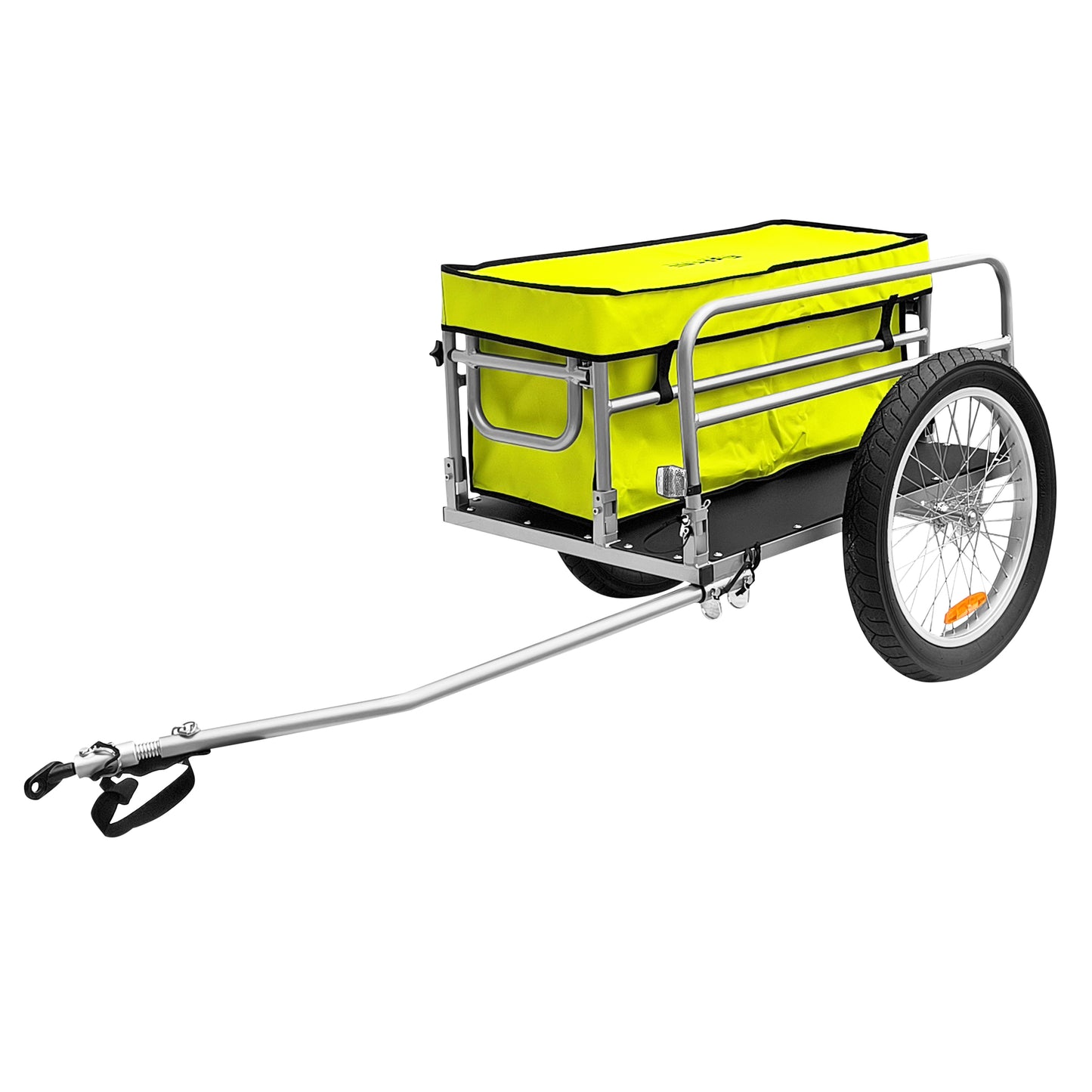 PCP folding aluminum utility bike trailer