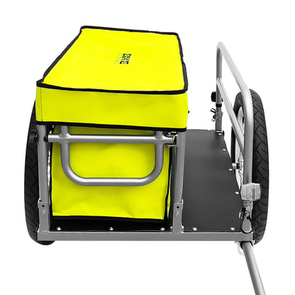 PCP folding aluminum utility bike trailer