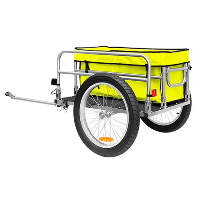 PCP folding aluminum utility bike trailer