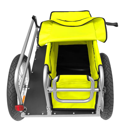 PCP folding aluminum utility bike trailer