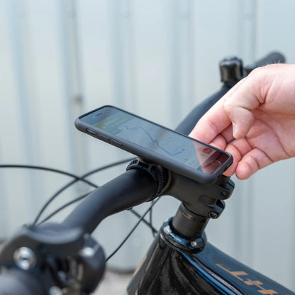 Support smartphone-téléphone vélo Sp Connect vendu à l'unité fixation guidon noir spc+