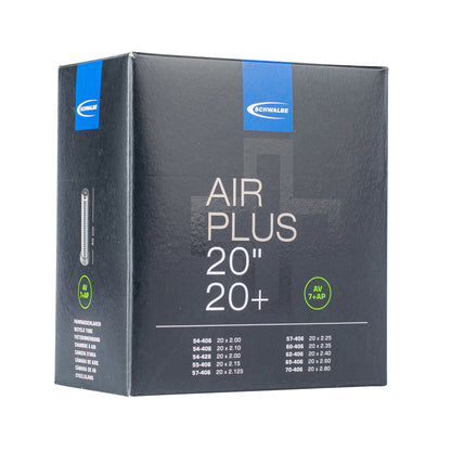 Chambre à air vélo 20 x 2.80 fat bike Schwalbe valve standard (54-70-406) (av7+ap)