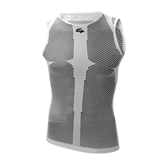 Sous-maillot vélo Gist sans manches blanc