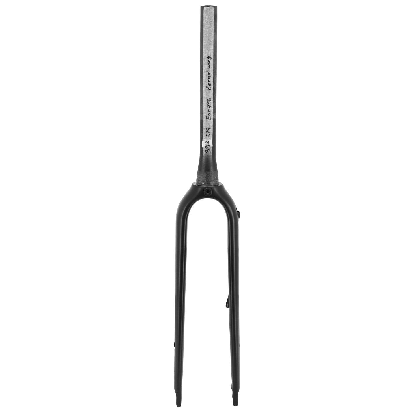 Fourche gravel 700c PCP carbone brut 1"1-2 en bas et 1"1-8-28,6 extèrieur pour axe traversant