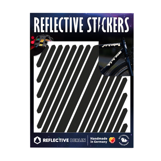Sticker réfléchissant Reflective Berlin bandes universelles noir