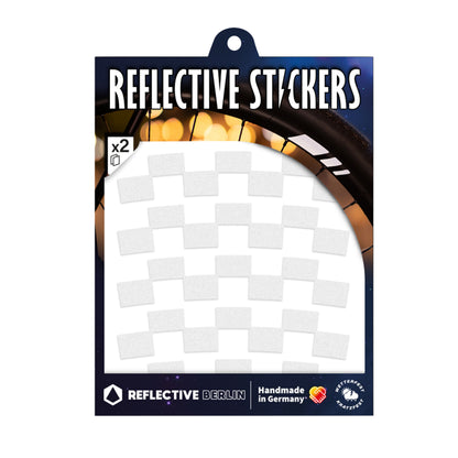 Reflective Berlin Wheel Checker Reflective Sticker 20 mm White
