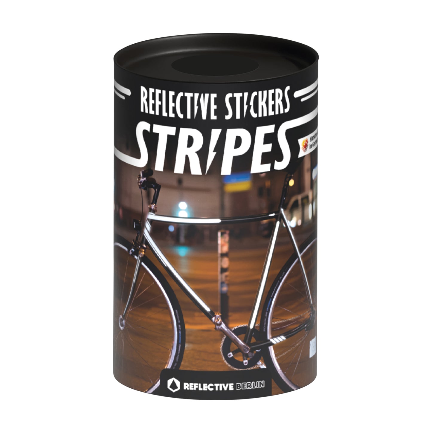 Reflective sticker Reflective Berlin frame black stripes