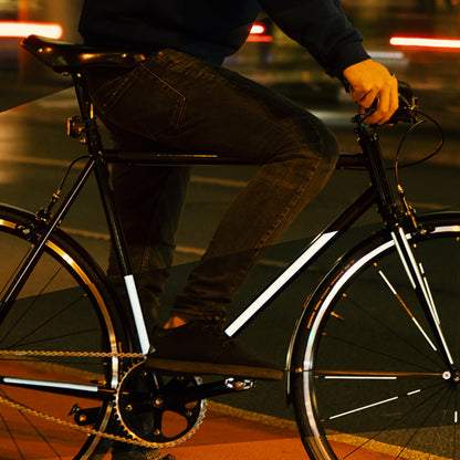 Reflective sticker Reflective Berlin frame black stripes