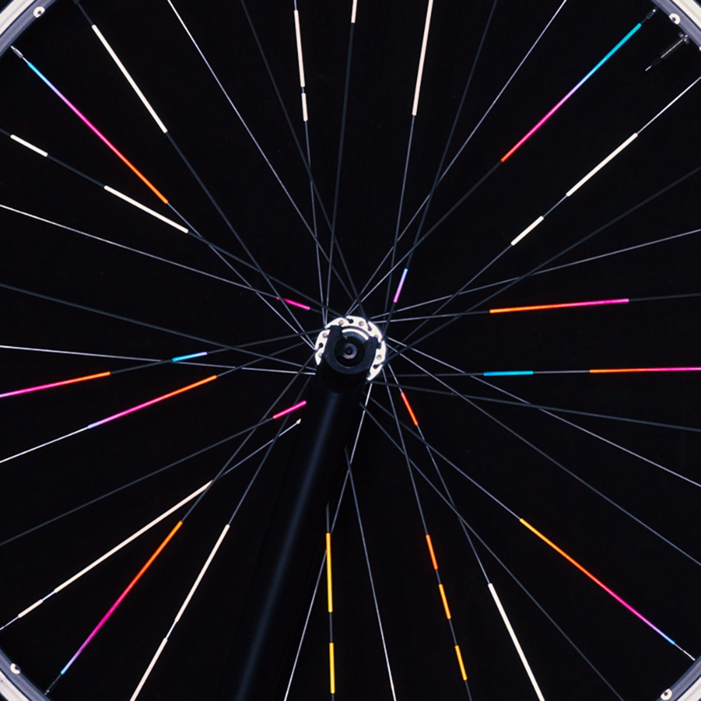 Sticker réfléchissant Reflective Berlin rayon vélo rainbow