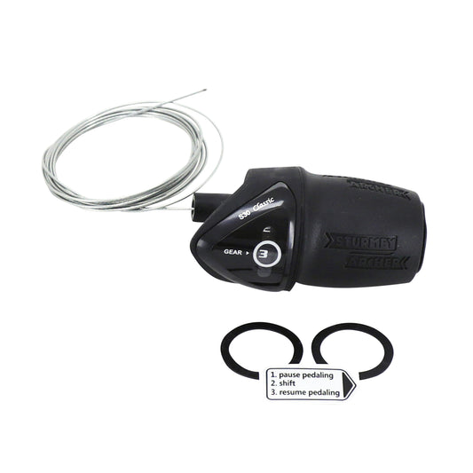 Manette city Sturmey Archer 3V tournante TSS33