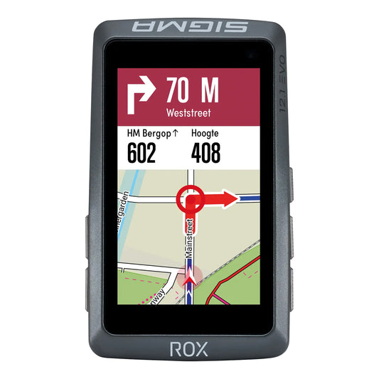 Compteur Sigma rox12.1 evo Gps noir avec cardio et altimètre