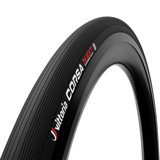 Road Tire 700 X 30 Vittoria Corsa N.Ext Tubeless Ready Hookless Rim Compatible (Giant Type) Black Graphene 2.0 TS (30-622) 310g
