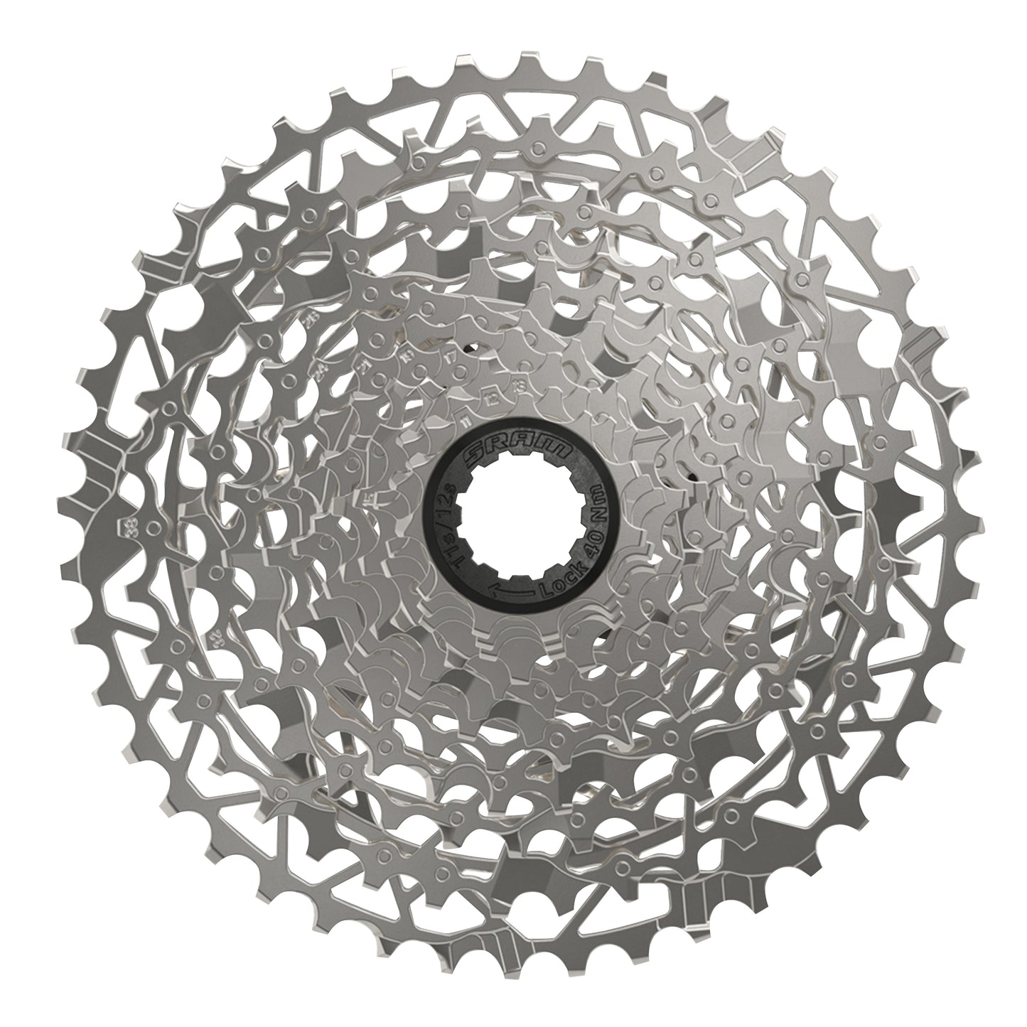 Cassette 12v. Sram pg-1231 11-44 apex d1 xplr noir (11, 12, 13, 15, 17, 19, 21, 24, 28, 32, 38, 44)