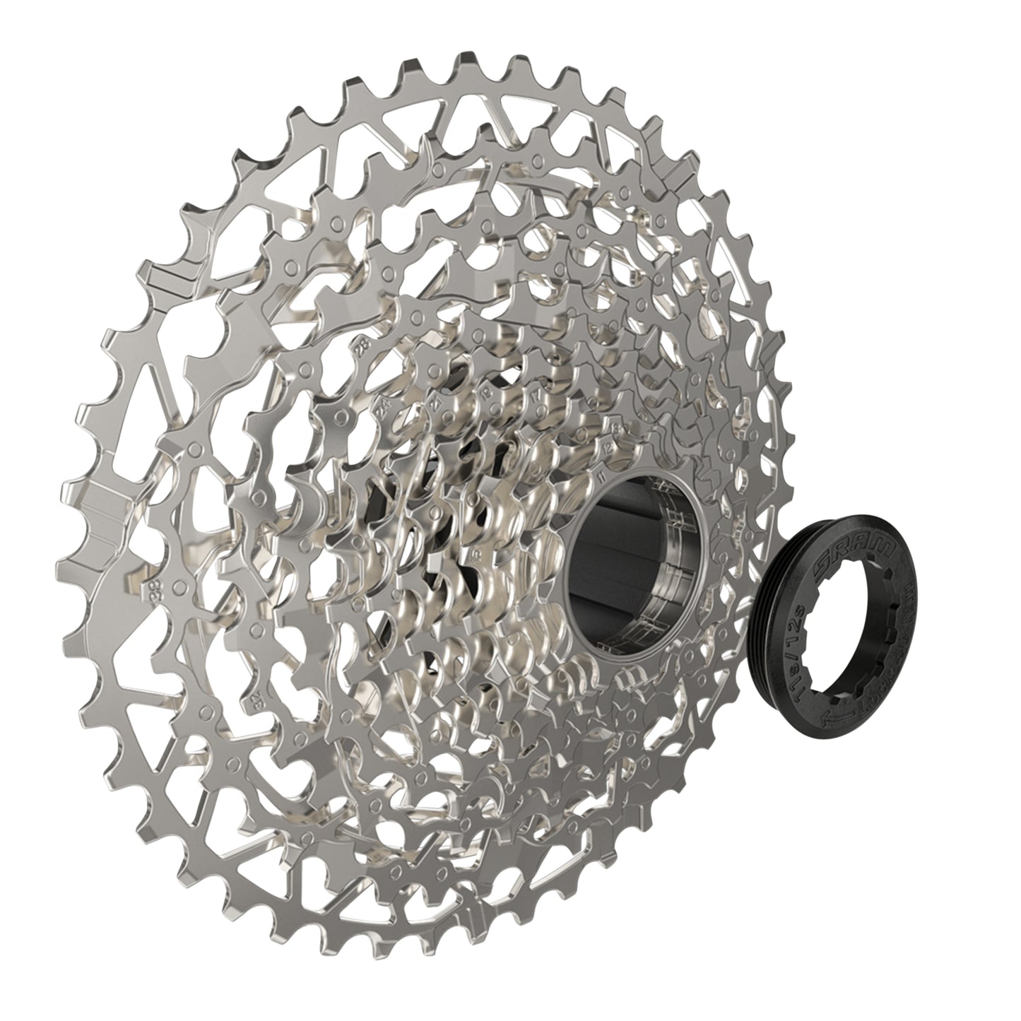 Cassette 12v. Sram pg-1231 11-44 apex d1 xplr noir (11, 12, 13, 15, 17, 19, 21, 24, 28, 32, 38, 44)